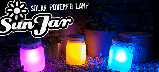 Solar Powered Sun Jar The Glow Company Malta